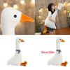 White Goose Pillow Plush Toy Adorable Sleeping Pillow Soft And Cuddly Stuffed Doll For Kids