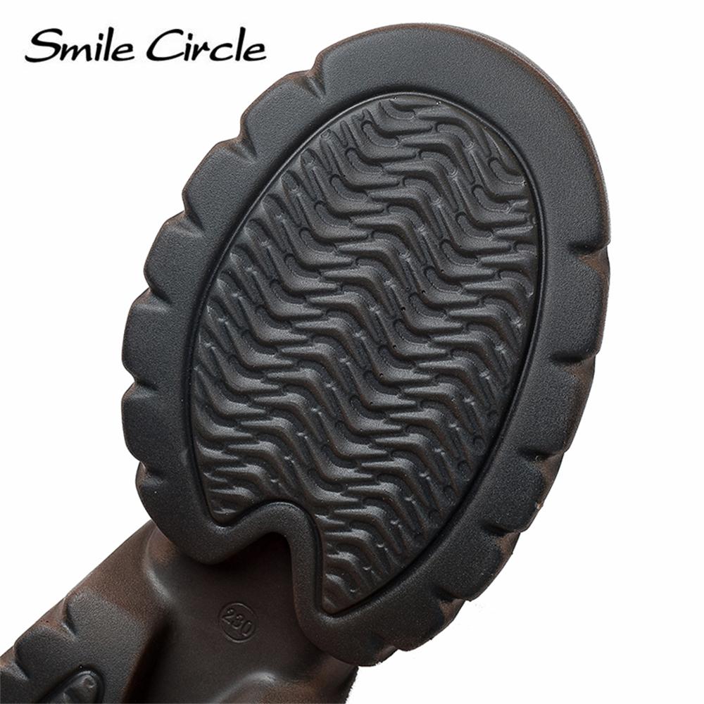 Bottines en cuir véritable pour femmes, bottines à plateforme avec fermeture éclair latérale, à la mode, à fond épais