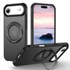 For iPhone 17 Pro Max/17 Air/17 Pro Case, 360° Magnetic Swivel Ring Holder with Metal Stand, Shockproof Anti-Vibration Cover