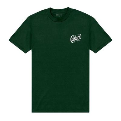 Castrol Unisex Adult Circle Logo Pocket Print T-Shirt