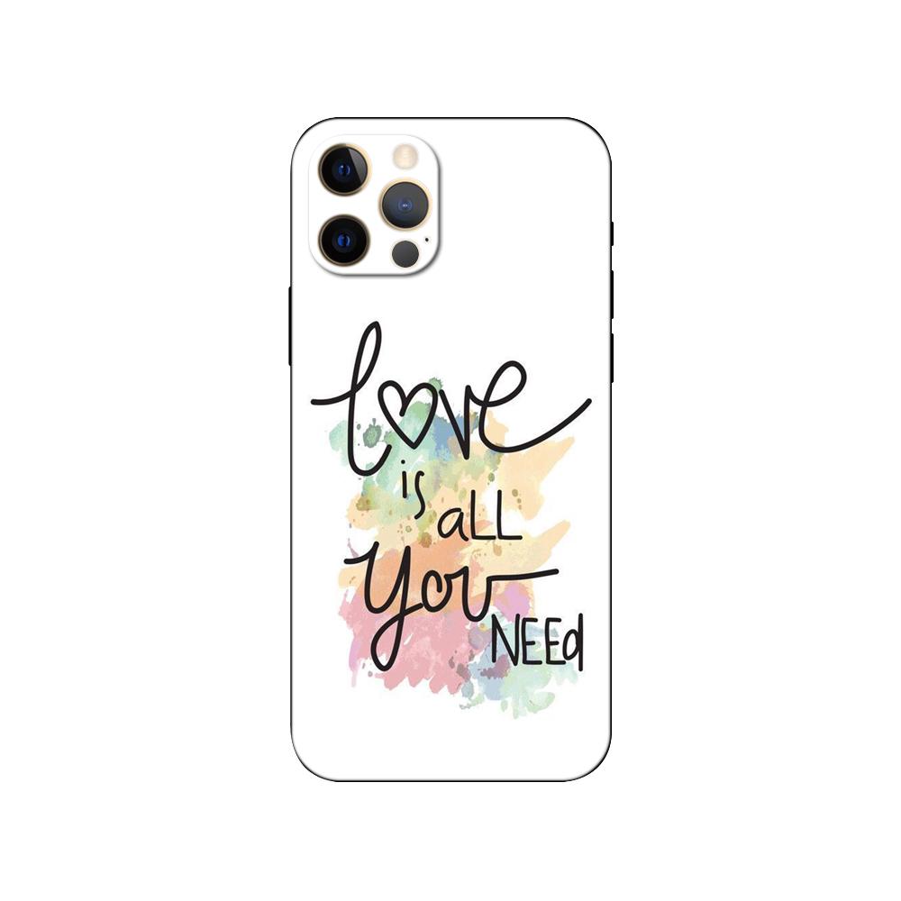 Black tpu case for iphone 5 5s se 2020 6 6s 7 8 plus x 10 XR XS 11 12 13 mini pro MAX back cover inspirational  Motivational
