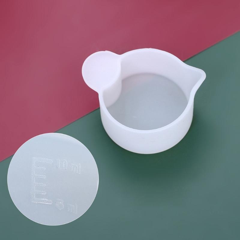 Non-Stick Mini Card Slot Clear Glue Mixing Cup Silicone Stirrer Stick Mixing Resin Epoxy Liquid Paint Stir Stick Rod