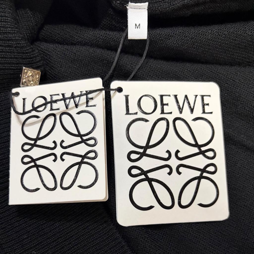 Loewe Anagram Cardigan Black Men's Size M Model 1726509