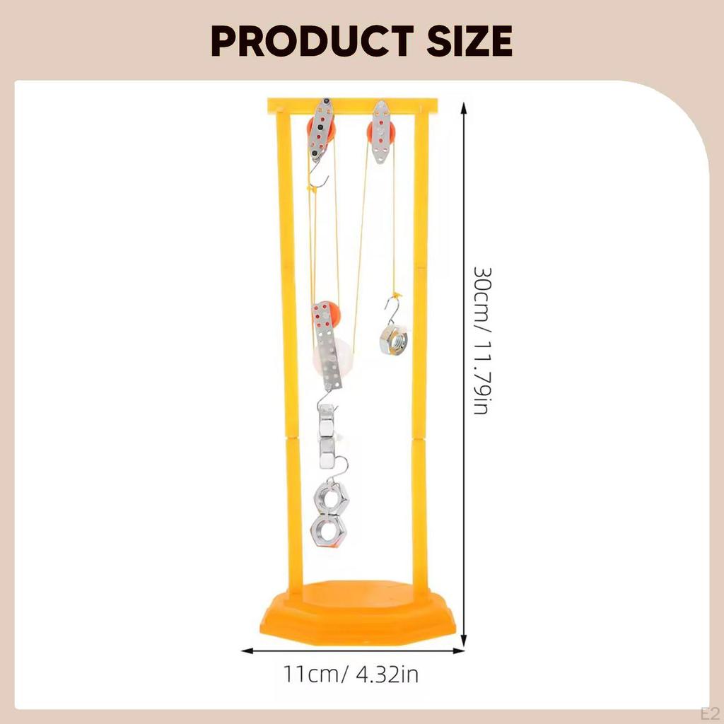 Pulley Block Set Learning Set,Physics Experiment Physical Model Teaching Props,Demonstrator for Home
