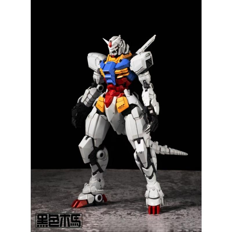 Trojan Preto MG 1/100 Transformação Fio de Aço Estilo Antena Dupla RX-78-2 Unicórnio Figuras Modelo Montado Brinquedo Mecha presentes