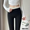 Shark pants women wear autumn and winter new small belly and buttocks large size fat mm black velvet leggings