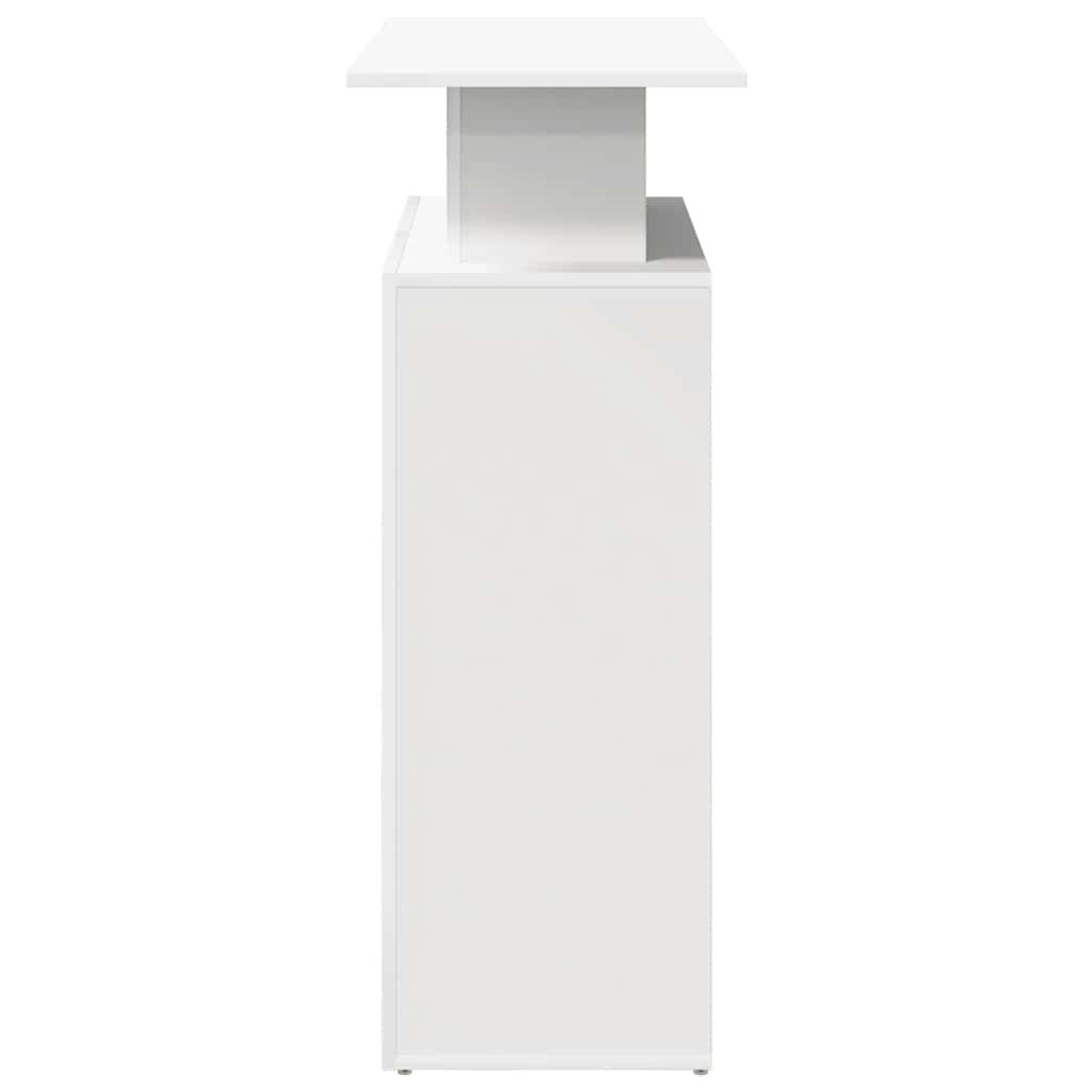 Mostrador de Recepción Blanco 100X40X104 Cm Madera Contrachapada
