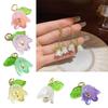10pcs Pearl Bell Orchids Pendant Stereoscopic Leaf Flower Charm for DIY Necklace Bracelet Earrings Jewelry Accessories