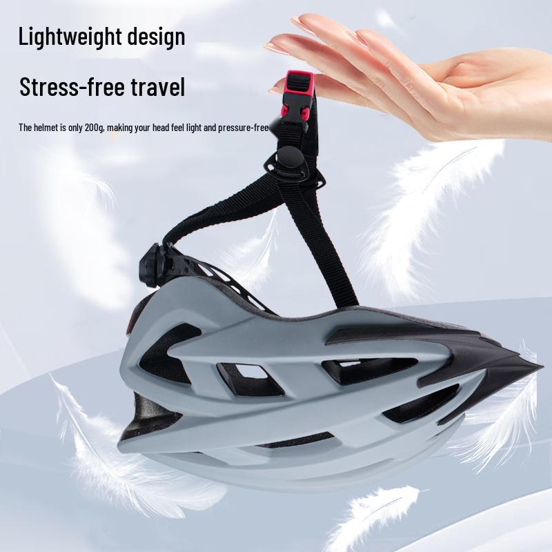Adult Ultra-light Adjustable Cycling Helmet - Imitation Integrated Style for Road Bikes