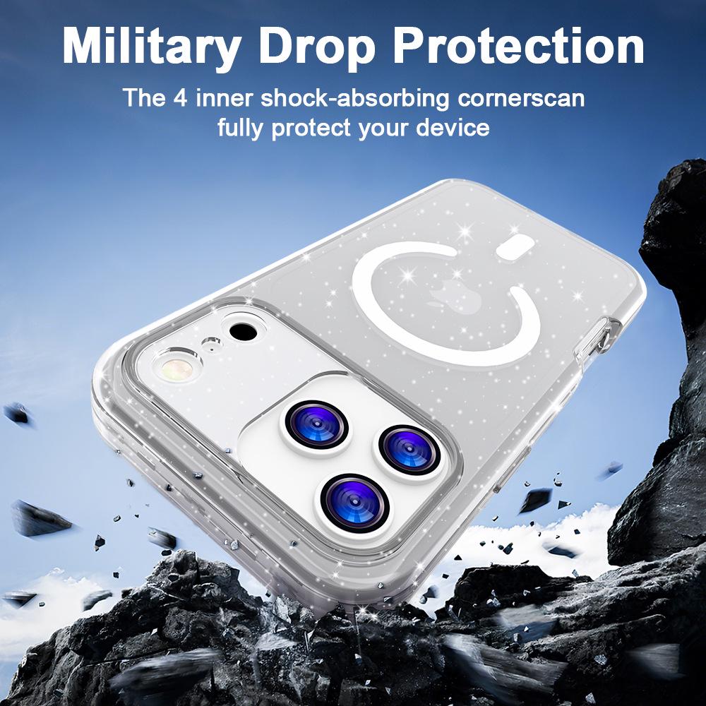 Apple iPhone 17 Pro Max Magnetic Stand Anti-fall Protective Case