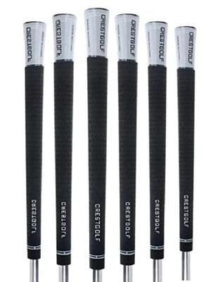 CRESTGOLF Tour Velvet Type Golf Clubs - Athlete-Friendly, 60R Grip, No Backline, High Grip, High Durability (Set of 8)