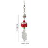Festival Christmas Bead Mobile Strap Phone Pendant Alloy Phone Strap Resin Alloy Texture Perfect for Bags or Keys