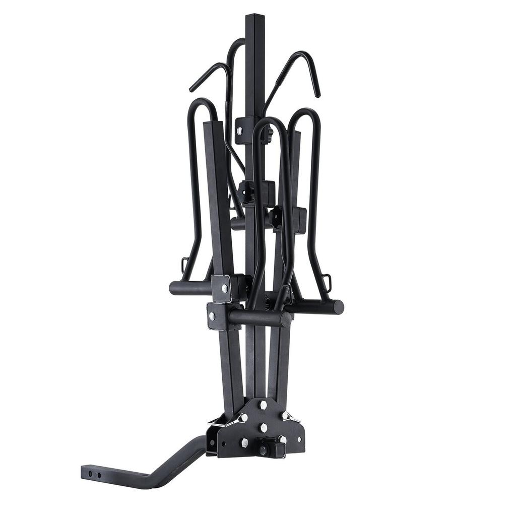 Hitch Mount Bike Rack, 2-Bike Platform Style, 160 LBS Max Capacity Bike Rack Hitch for 2-inch Receiver, Titling and Folding Bike Carrier with Tires Up