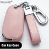 Leather Car Key Case Cover For Peugeot 107 206 207 208 306 307 301 308S 407 2008 3008 4008 5008 Rcz For Citroen C1 C2 C3 C4 C5