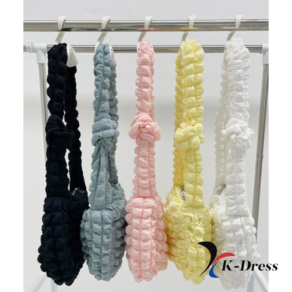Cloud Bubble Pom-Pom Mini Crossbody Bag (5 Colors)