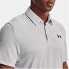 Under Armour Casual Sports Short Sleeve Polo Shirt Men Tops Gray 1361145-014