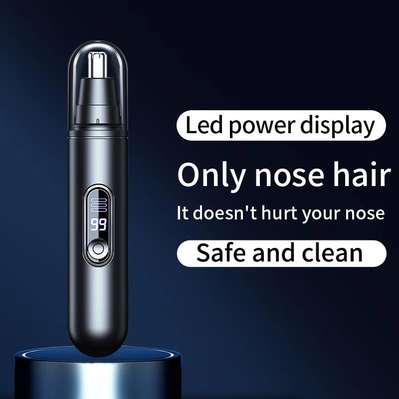 New Mustache Cutter, Etiquette Cutter, Electric Shaver, LCD Screen, Type-C Rechargeable, Washable, Lightweight, Compact, Easy to