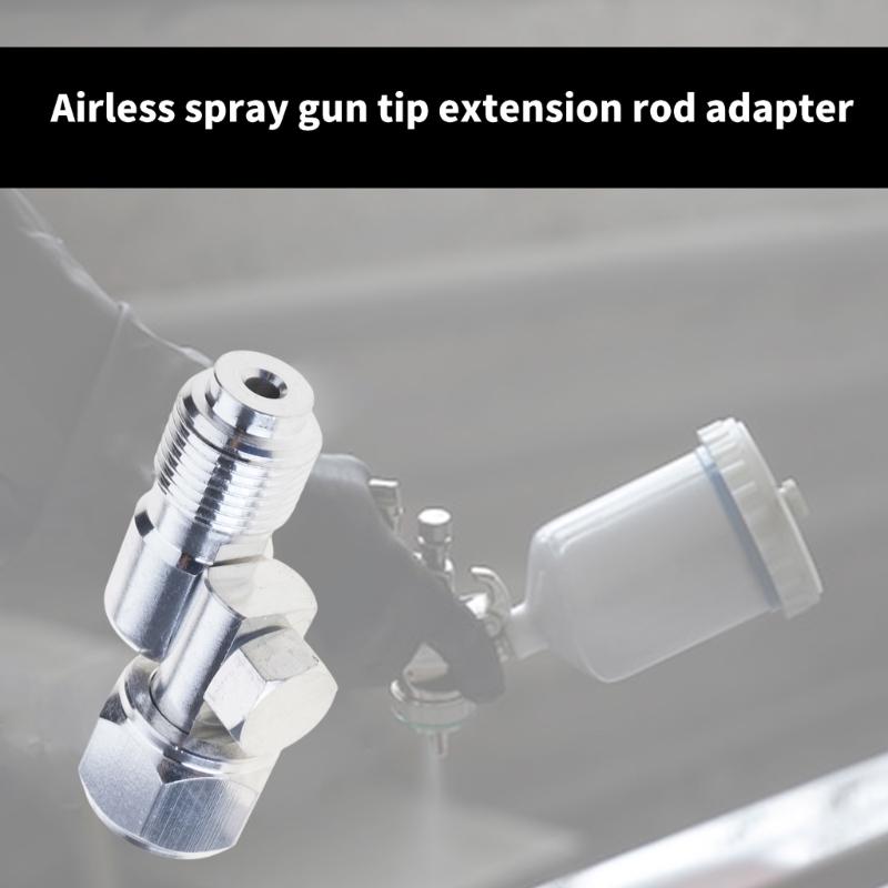 Wytrzymały ze stali nierdzewnej Gracos 235486 Adapter obrotowy do pistoletu natryskowego bezpowietrznego z gwintem 7/8 cala z obrotem o 360 stopni