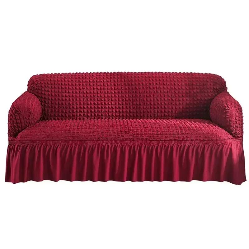 Lace Heming Dustproof Sofa Cover Full Package Double Person Seersucker Sofa Cover Four Seasons Universal Sofa Hat Home Decor