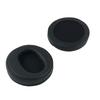 Szykowny Tuant Wymienne Nauszniki z Pianki Zapamiętującej Kształt do Zestawów Słuchawkowych FOSTEX i THX00 Proteinowe TH500RP, TH600, TH610, TH900, TH900mk2, (Czarny, Skóra)
