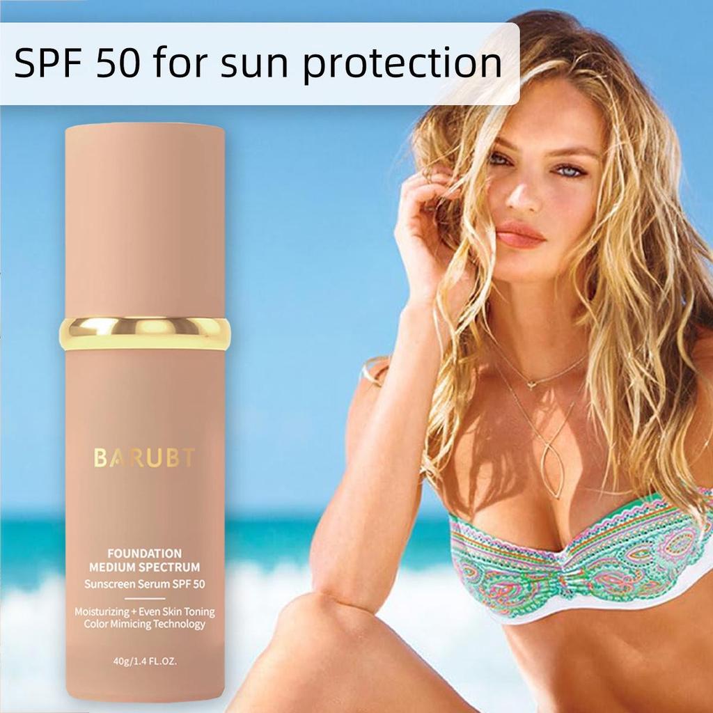 """BARUBT SPF50+ Mikrobiální podkladová tyčinka""": Dlouhotrvající, přirozený vzhled s ochranou proti slunci.