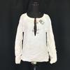 Made In Italy Long Sleeve Shirt White Women’s L/40 With Authentic Tag