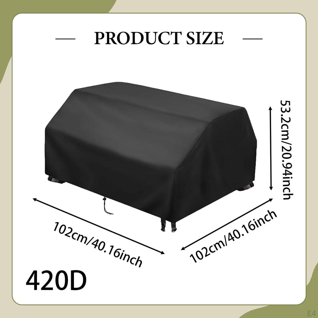 Table Cover Dustproof Weatherproof Oxford Cloth Outdoor Toys for Picnic Tables with Umbrella