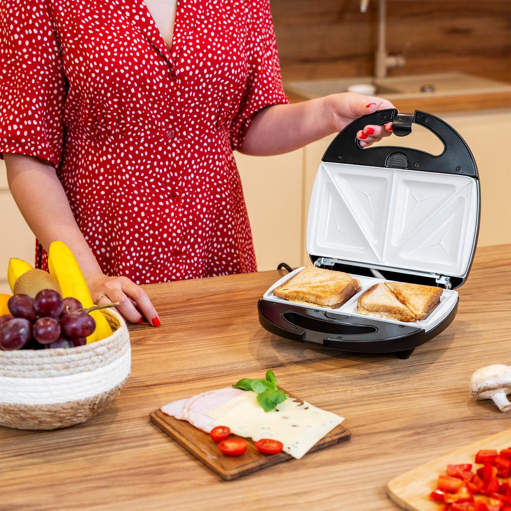 Teesa 800W appareil à sandwich grill à gaufres toast