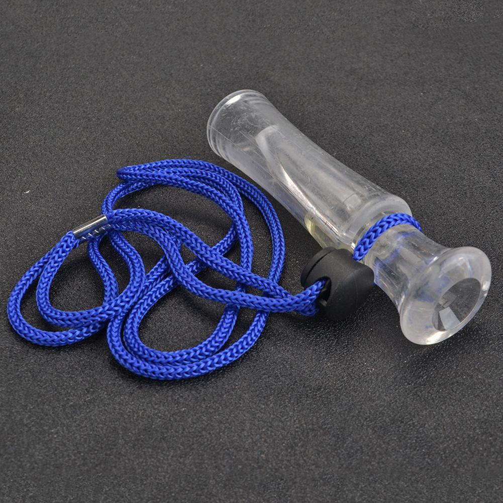 Plastic Duck Lanyard Whistle Hunting Caller Decoys Outdoor Hunting Accessories
