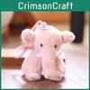 Cute Elephant Plush Toy Keychain With Soft Short Pile For Kids And Collectors