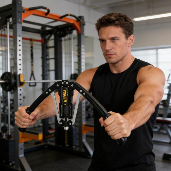 Hydraulischer Twister Armtrainer 10-200 kg Widerstand Verstellbar Männer Brustexpander 3-in-1 Oberkörperkrafttraining Unterarmstrecker Heim-Fitnessstudio