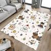 1PC Dogs Apples Extra Large Non-Slip Floor Carpet, Office, Family, Bedroom, Studio - Large Area Rug Indoor Rugs, Vibrant Colors-A262