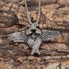 Collier avec pendentif ailes d'ange mystique gothique rétro pour hommes et femmes, bijoux tendance punk hip-hop, cadeau