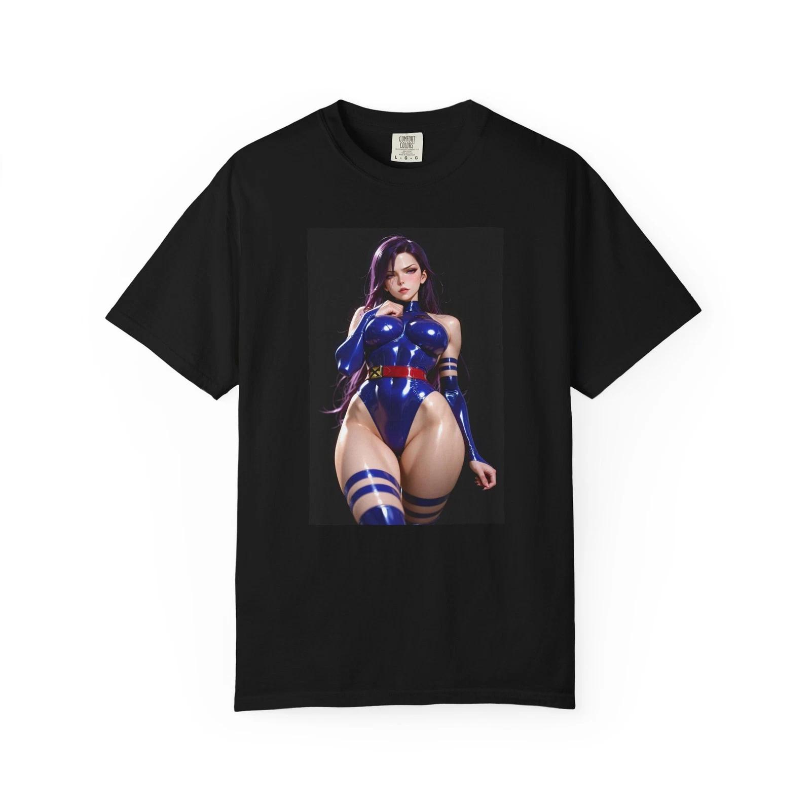 Psylocke X-Men Shirt Anime Marvel Comics Size S-4XL XXXL