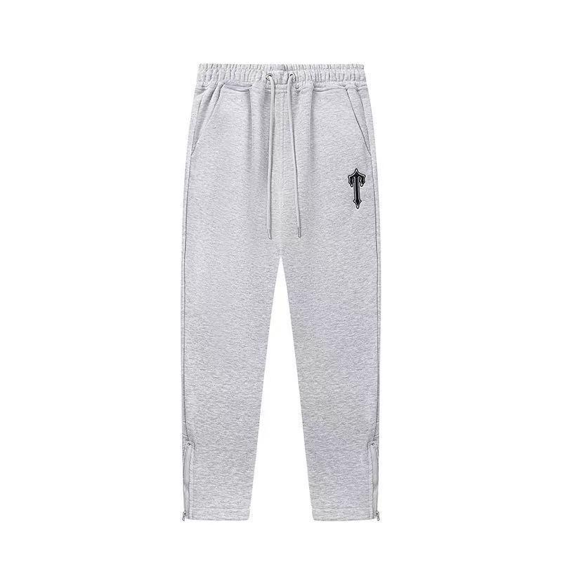 Mens Oversized Hooded Sweatshirt Jogger Set With Embroidered Letter Streetwear Casual Outfit