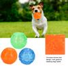 3Pcs Set Pet Dog Squeaky Chewing Ball Toy Puppy Cleaning Teeth Balls