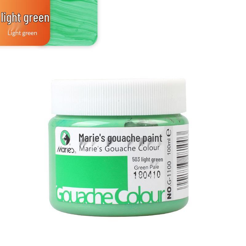 Mali Afwasbare Gouache Verf 100ml - Handgeschilderde Kleuren voor Kinderen en Studenten