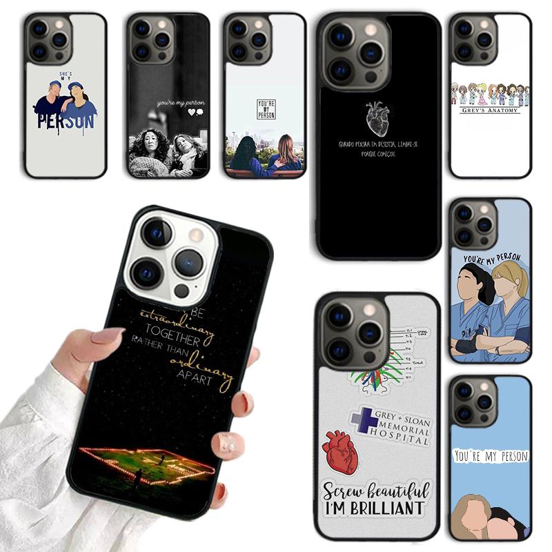Greys Anatomy You are my person Phone Case For iPhone 17 Air 16Pro Max 15 14 13 12 11 Plus Max Cover coque
