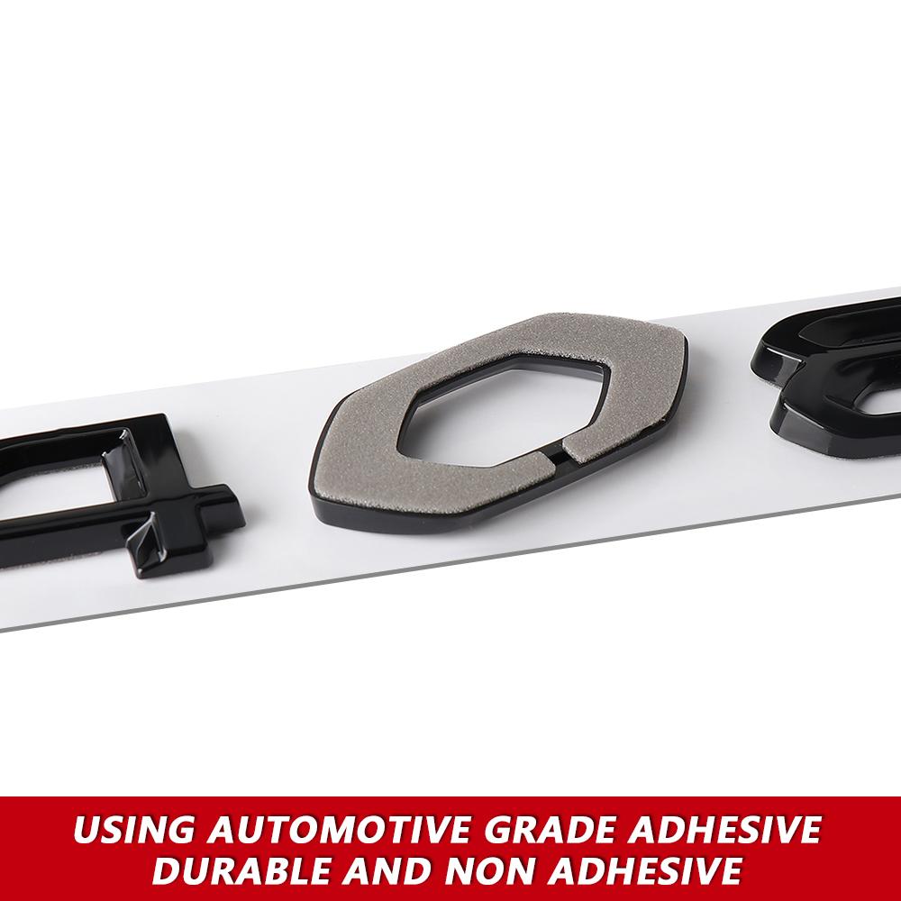 2026 Heißer Autoaufkleber 1 Stück 3D ABS Auto Buchstabe Emblem Aufkleber Auto Karosserie Kofferraum Dekorativer Aufkleber für Peugeot 508L 508 408 5008 4008 A