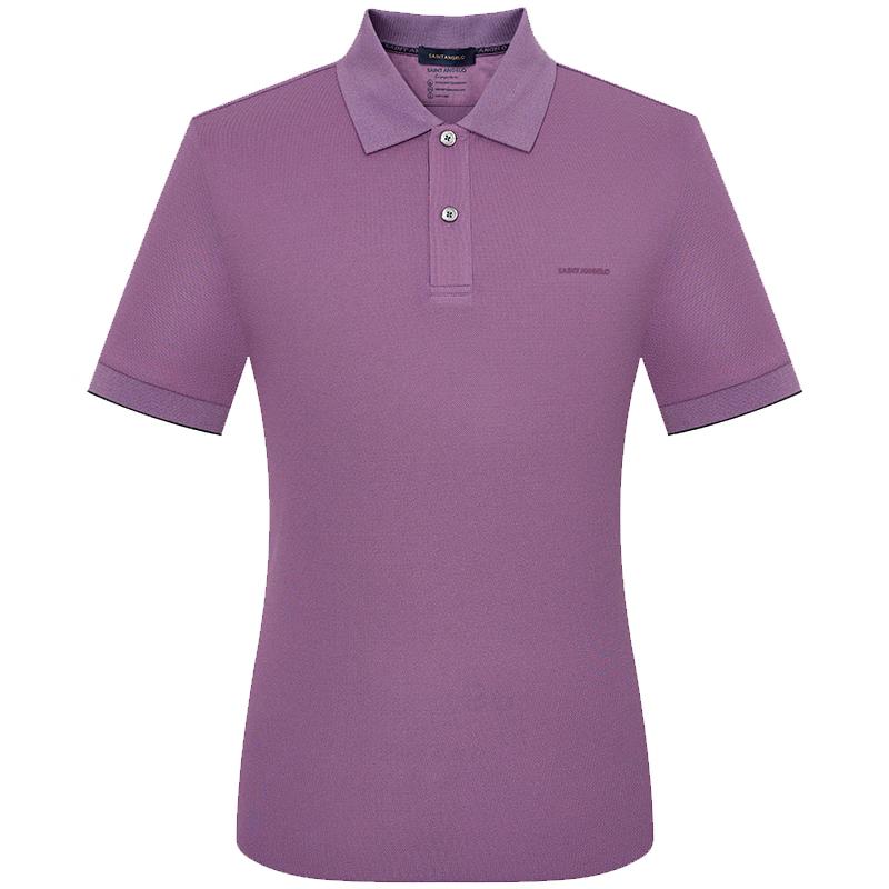 SAINT ANGELO Men s Business Casual Polo Shirt 48