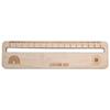 Measuring Ruler Guided Reading Strips Wooden Reading Tracking Rulers Text Guide for Children Students Teachers Accessories