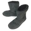 USA UGG Classic Short Mouton Boots [24.0/Black] S/N5825 Shoes(USED)