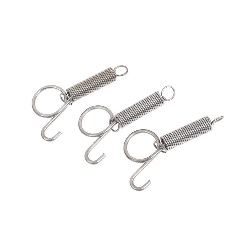 10Pcs Tier Käfig Riegel Lock Frühling Kaninchen Käfig Tür Zugfeder Mit Haken