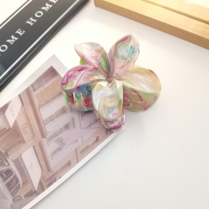 

Премиум уксусная кислота шпилька женская затылок маленькая захватывающая заколка шпилька акула зажим полу-завязка для волос головной убор