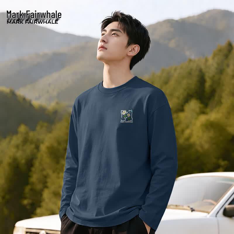 Mark Fairwhale Men's Pure Cotton Long Sleeve T-Shirt