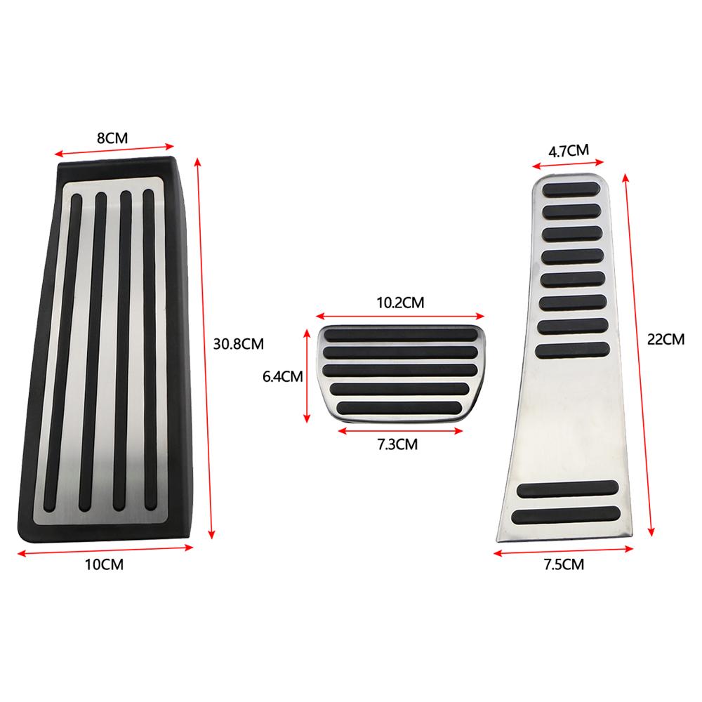 Car Pedals for Volvo XC90 2017 2018 2019 2020 2021 Accelerator Gas Brake Foot Rest Pedal Cover Stainless Steel Accessories