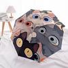 1pc Cats Fashionable Automatic Opening/Closing Folding Umbrella with 8 Bones, Windproof Portable, Daily Use035