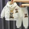 Dikke Vest Sweatshirt met Fleece Voering voor Meisjes 3-delige Set Nieuwe Herfst Winter Kleding Kinderen Meisjes Winter Sportpak, Voor Buiten