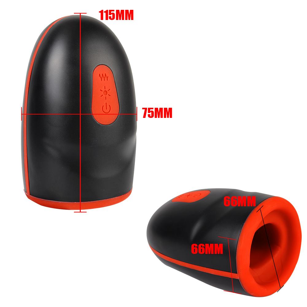 Aircraft Cup Stimulate Glans Massager Penis Delay Trainer Sex Toy for Men Heating Male Masturbator Vibrator