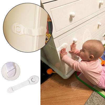 Security Lock Safety Buckle Baby Multifunctional Attach to Fridge and Drawer